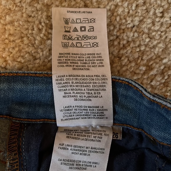 Guess Power Curvy Women’s Jeans Size 26 - Picture 4 of 8